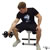 Dumbbell One Arm Seated Neutral Wrist Curl exercise demonstration