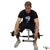 Dumbbell Seated Reverse Wrist Curl exercise demonstration