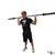 Standing Alternating Front/Back Barbell Press