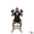 Dumbbell Seated Palms In Press exercise demonstration
