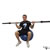 Barbell Press on Stability Ball exercise demonstration