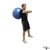 Exercise Ball Wall Squat exercise demonstration