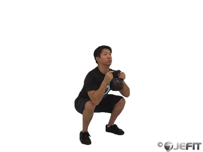 goblet squat exercise