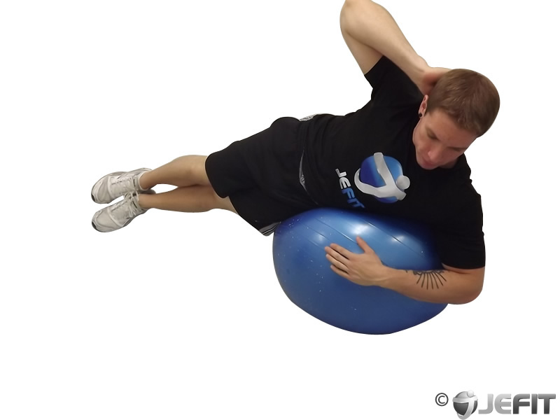 Stability Ball Push up