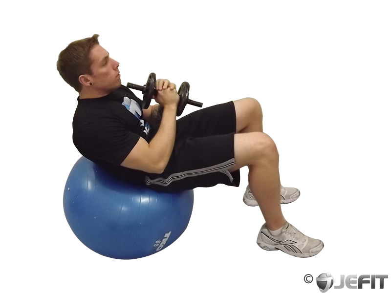 Dumbbell Sit Up On Exercise Ball Database Jefit Dumbbell Sit Up On Exercise Ball
