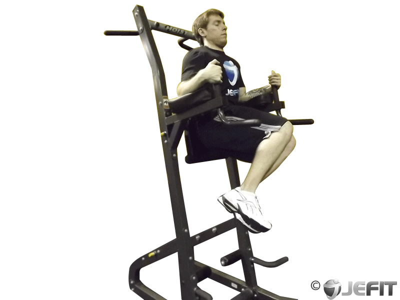 Roman Chair Twisting Knee Raise Exercise Database Jefit Best