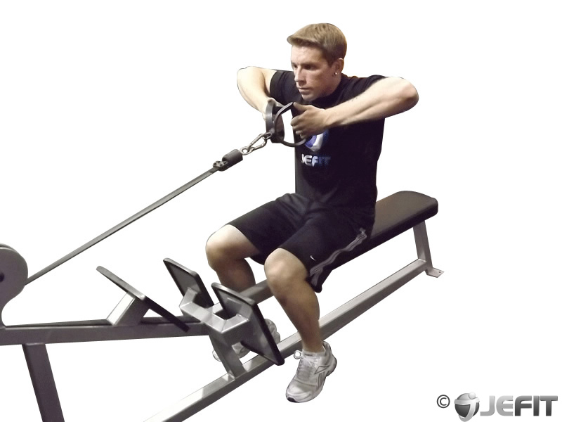 upper back row machine