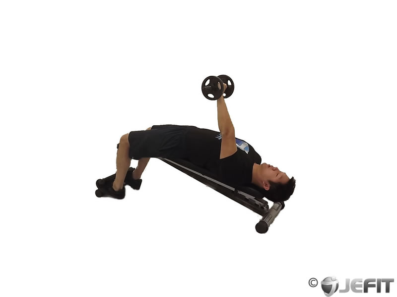 Dumbbell One Arm Decline Chest Press Exercise Database