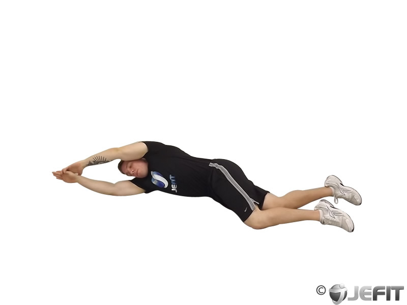 SEARCH AND BUY THIS PRODUCT Side-Lying Floor Stretch - Exercise Database | Jefit
