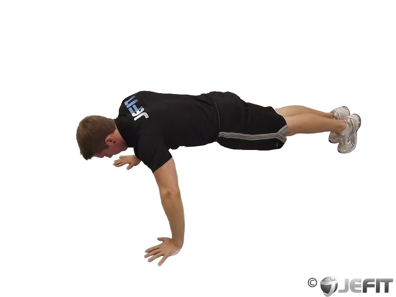 hands up push up