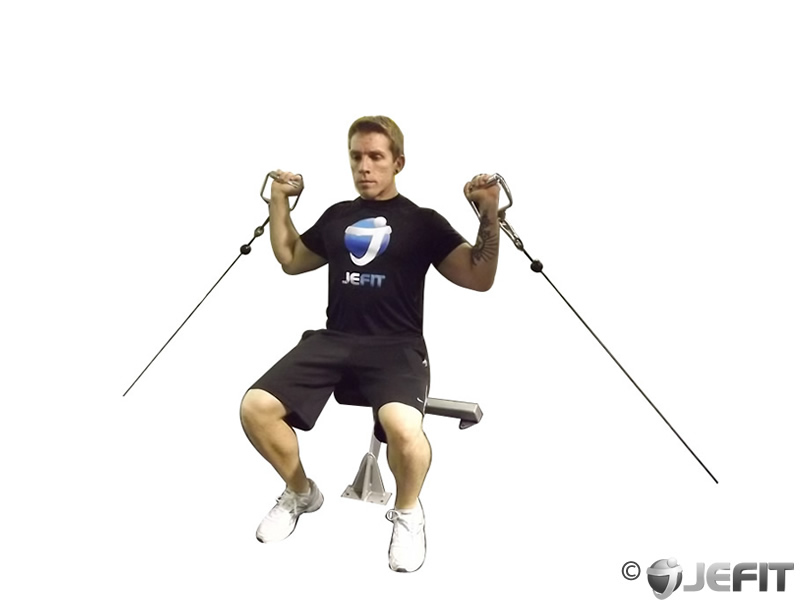 Cable Shoulder Press Exercise Database Jefit Best Android And Iphone Workout Fitness Exercise And Bodybuilding App Best Workout Tracking Software