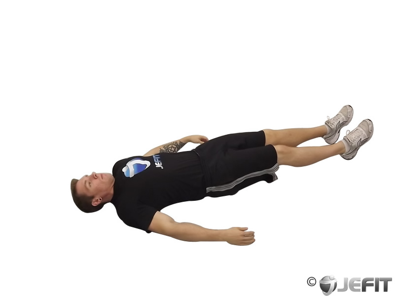 Lying Floor Knee Raise - Exercise