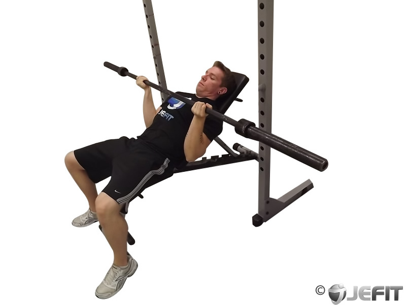 Barbell Reverse Grip Incline Bench Press Exercise Database