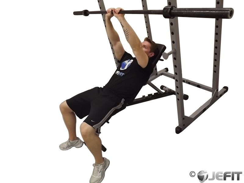 Incline Close Grip Bench Press