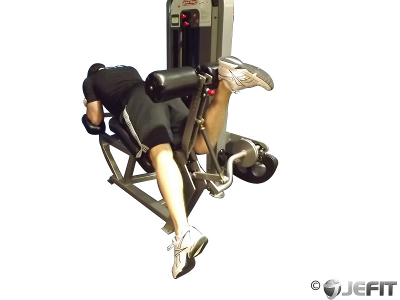 Hammer strength single leg curl