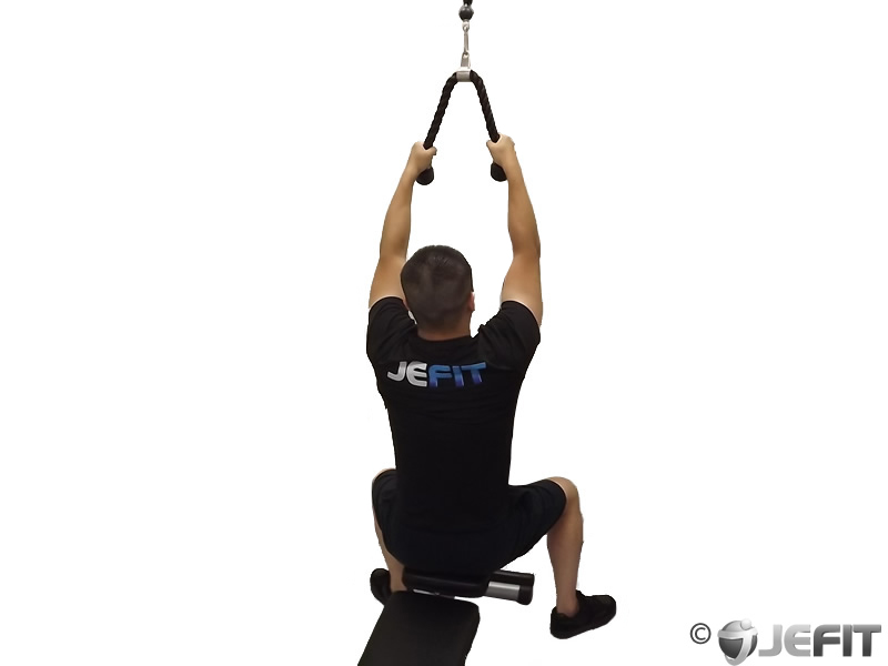 Cable Rope Lat Pull Down
