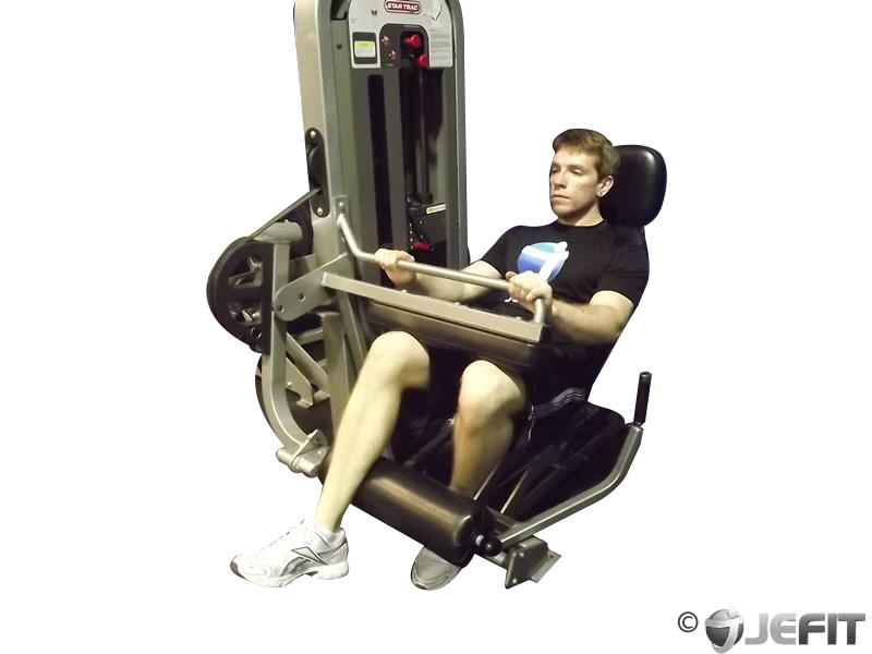 Hammer strength single leg curl