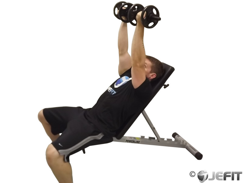 Dumbbell Incline Fly With A Twist Exercise Database Jefit