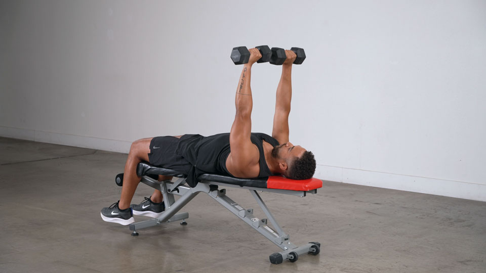 Incline Dumbbell Bench Press - Chest Exercise for Gym 