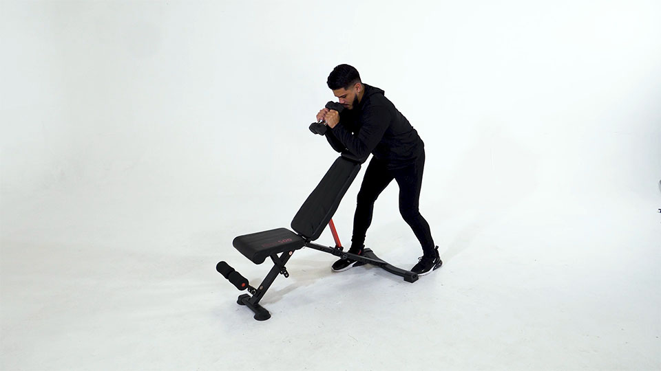 Dumbbell Preacher Hammer Curl A Strength Exercise