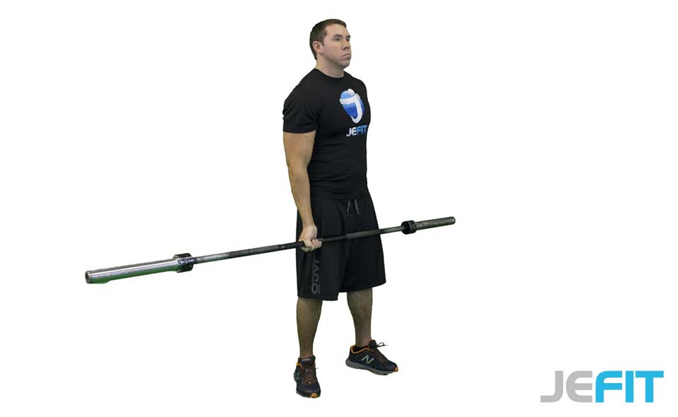 Barbell One-Arm Bicep Curl exercise