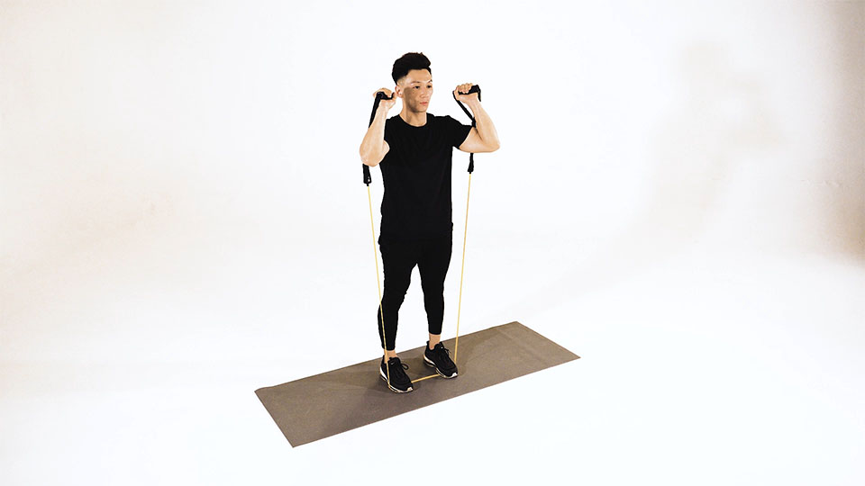 Band Calf Raise exercise