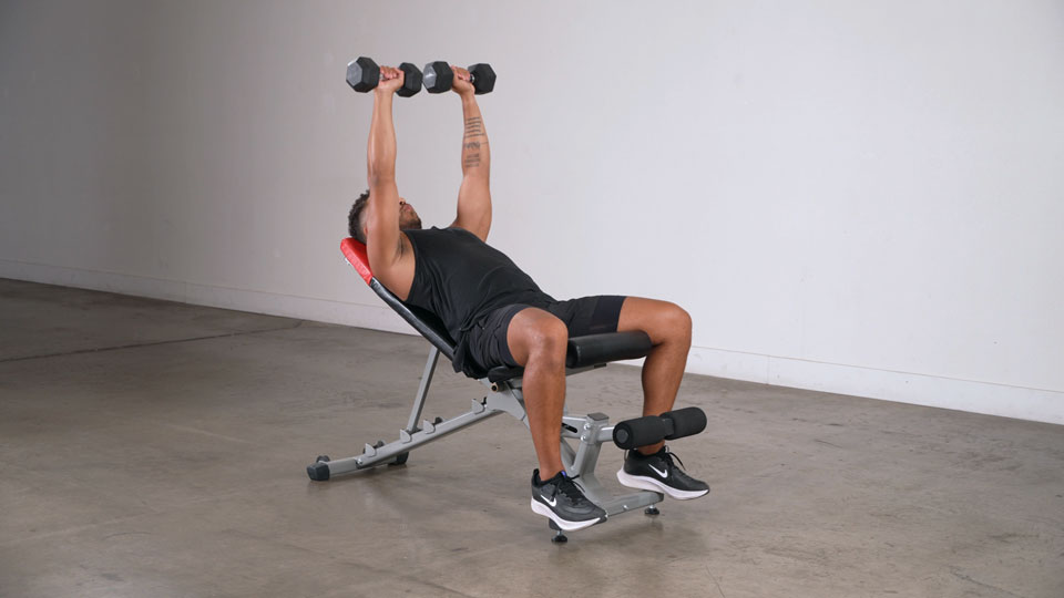 Dumbbell Incline Bench Press exercise