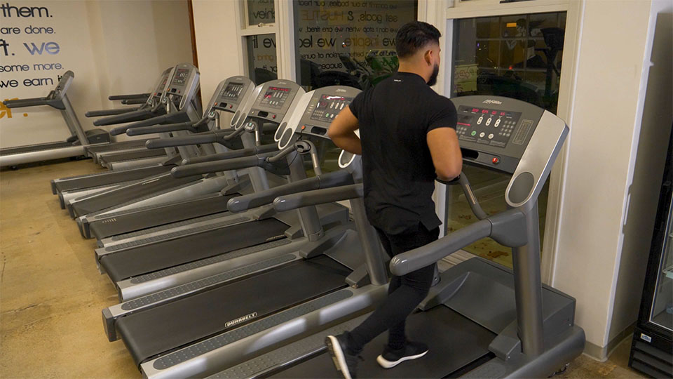 Treadmill Running exercise