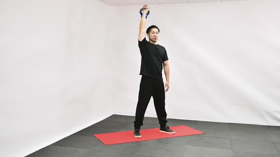 Kettlebell Bent Press