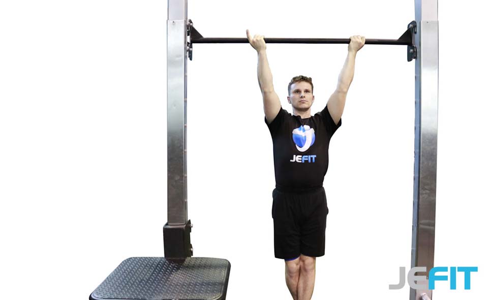 Gorilla Chin-Up with Crunch exercise