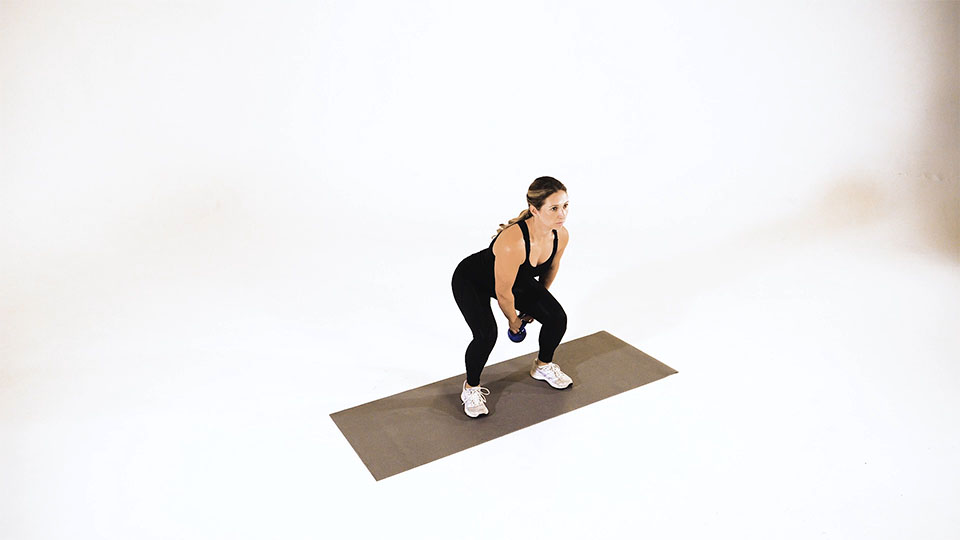 Kettlebell Figure Eight exercise