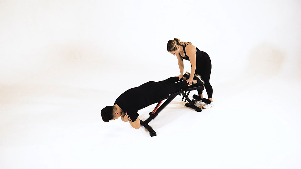 Assisted Hyperextension exercise