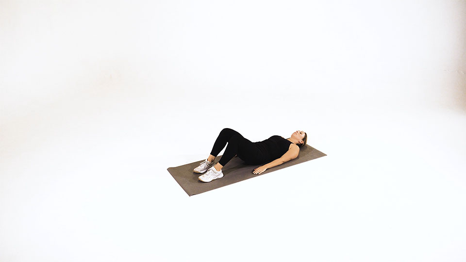 Knee to Chest (Supine) exercise