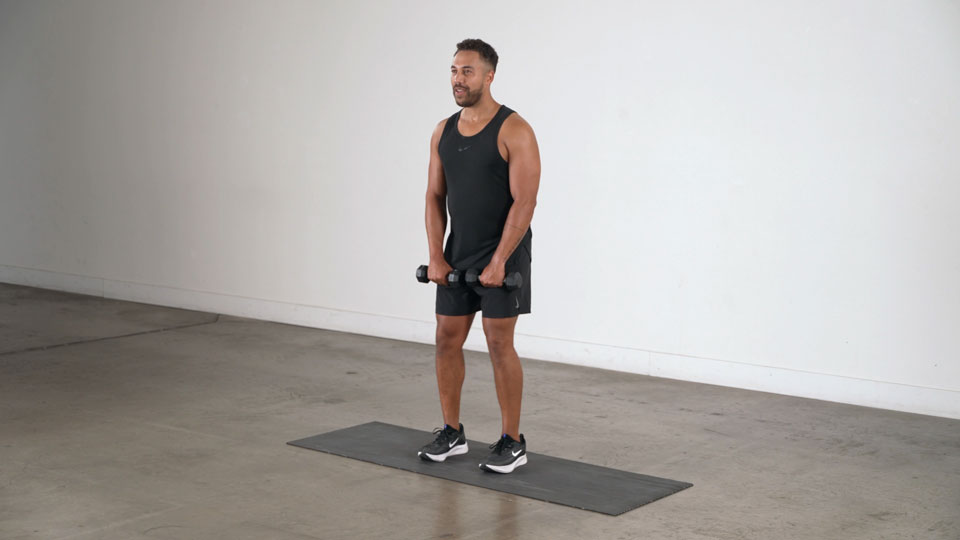 Dumbbell Front Raise exercise