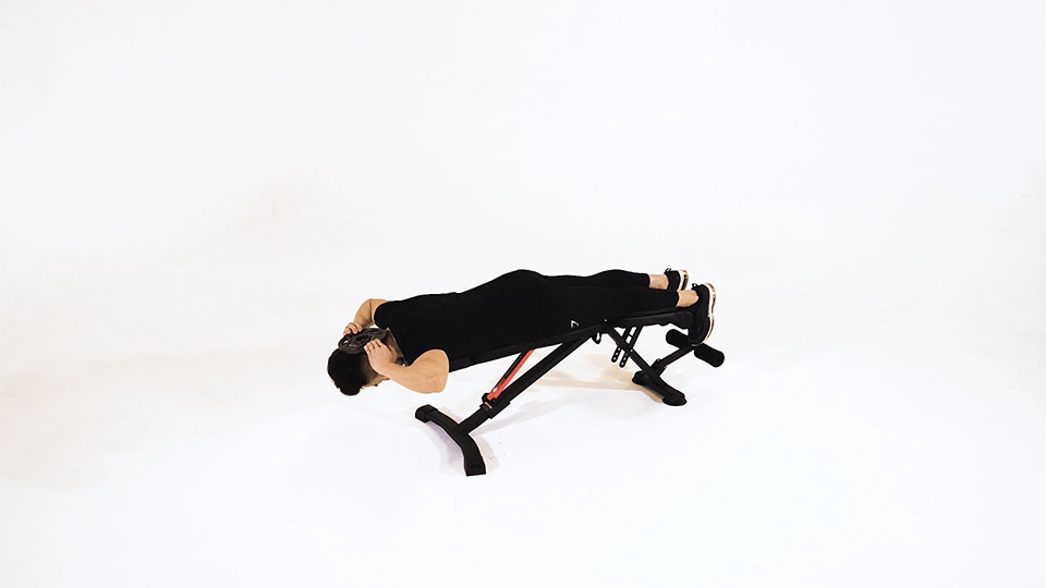 Weight Plate Neck Extension (Prone) exercise