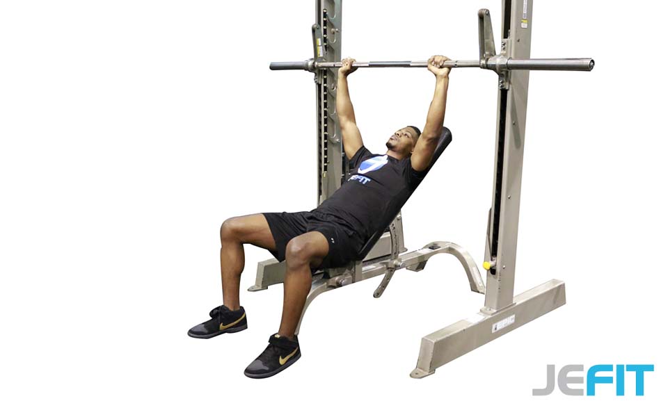 Smith Machine Incline Shoulder Raise