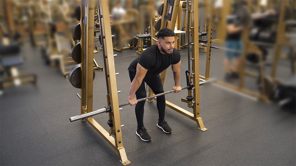 Smith Machine Deltoid Row exercise