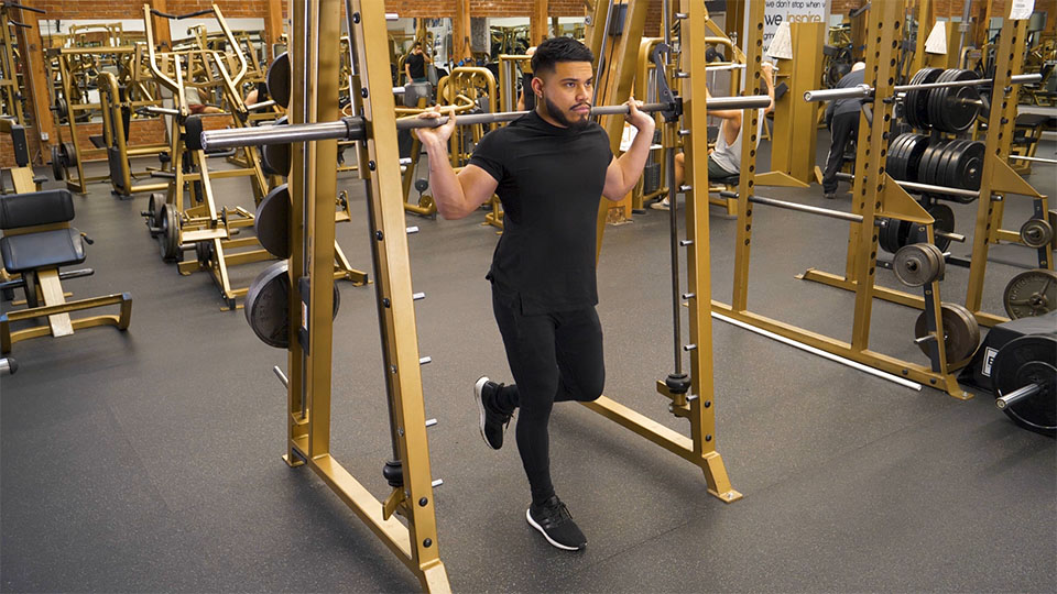 Smith Machine Bulgarian Split Squat exercise