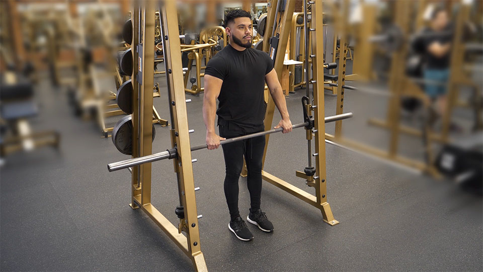 Smith Machine Upright Row exercise