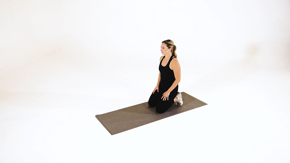Hare Pose exercise