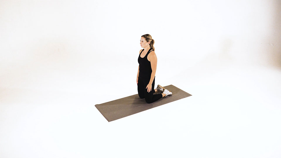 Kneeling Side Bend exercise