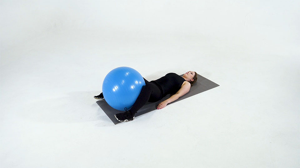 Stability Ball Rollover exercise