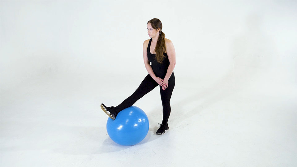 Stability Ball Hamstring Contract Relax 