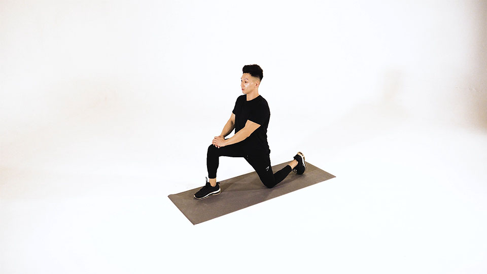 Kneeling Hip Flexor exercise