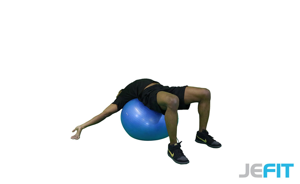 Stability Ball Back Stretch