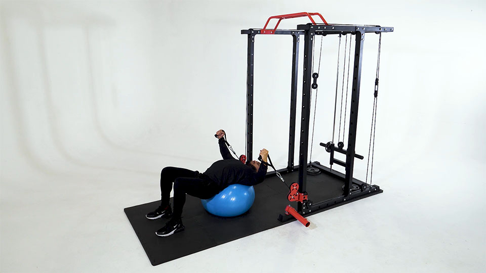 Stability Ball Cable Fly 