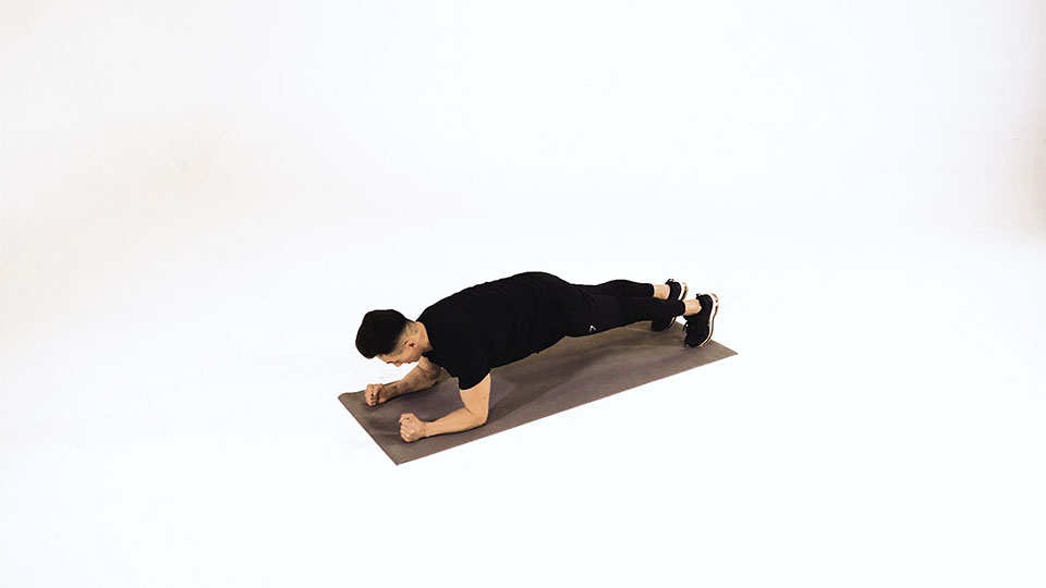 Forearm Plank with Hip Abduction