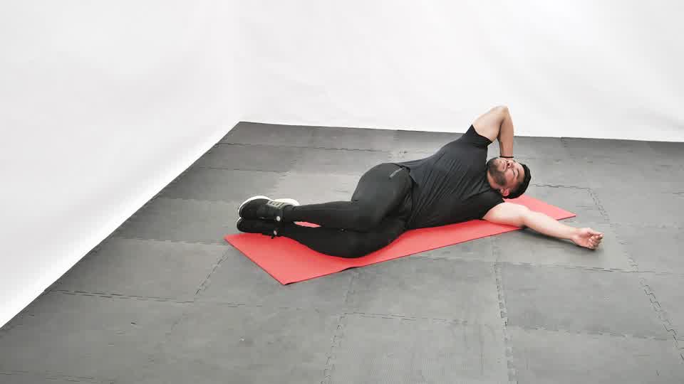 Oblique Crunch exercise