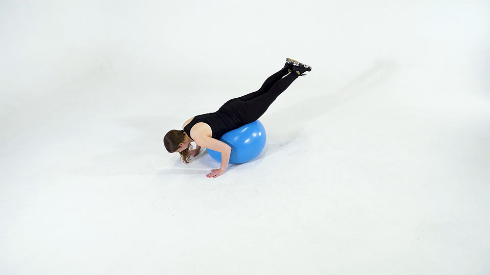 Stability Ball Hip Extension