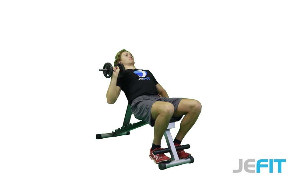 Dumbbell One-Arm Incline Chest Press exercise